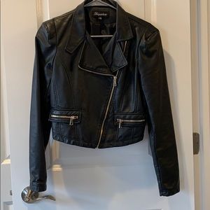 Super Cute Black Moto Jacket